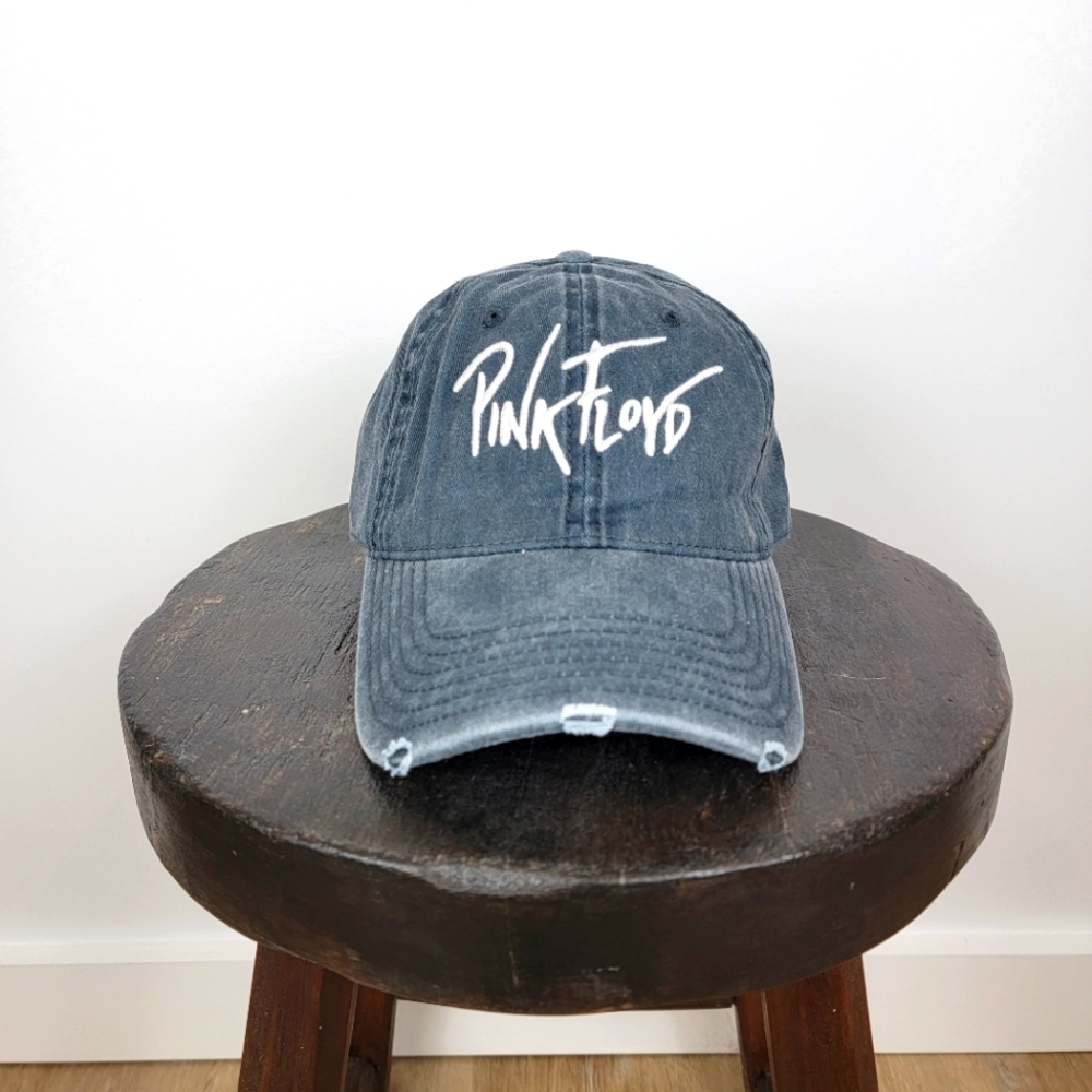 🆕️American Eagle Pink Floyd Embroidered Blue Baseball Hat - Picture 2 of 6